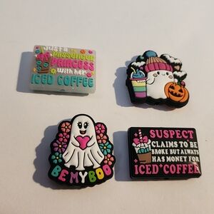 Focal Beads Ghost Iced Coffee Halloween Passenger Princess Beads Beaded Pen